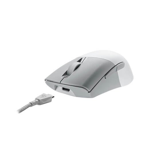RATON OPTICO WIRELESS ASUS ROG KERIS AIMPOINT WHITE - Imagen 4