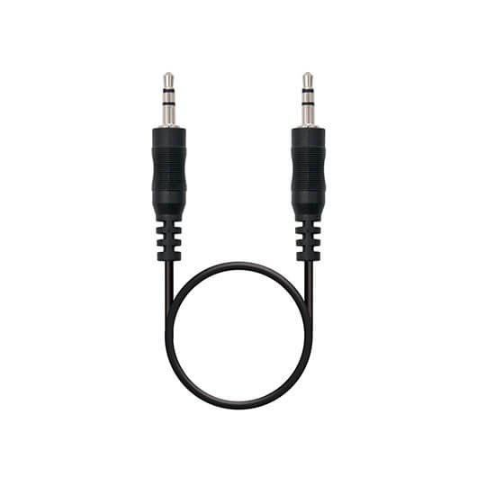 CABLE AUDIO JACK-3.5M A JACK-3.5M NANOCABLE 0.3M
