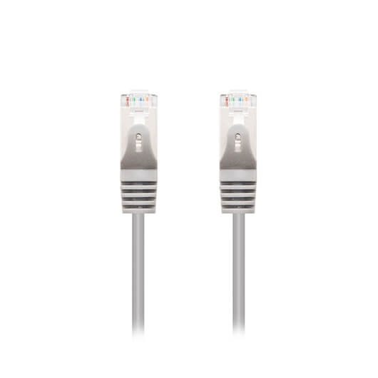 CABLE RED FTP CAT6 RJ45 NANOCABLE 10M GRIS