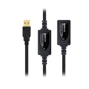 CABLE USB(A) 2.0 A USB(A) NANOCABLE+AMPLIFICADOR 10M NEGRO
