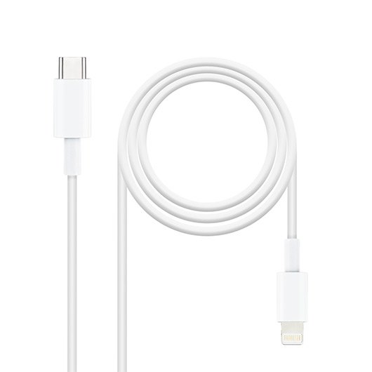 CABLE LIGHTNING A USB (C) NANOCABLE 50CM