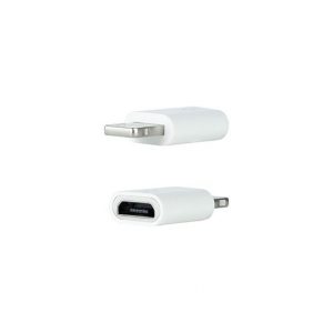 ADAPTADOR LIGHTNING A MICRO USB NANOCABLE BLANCO