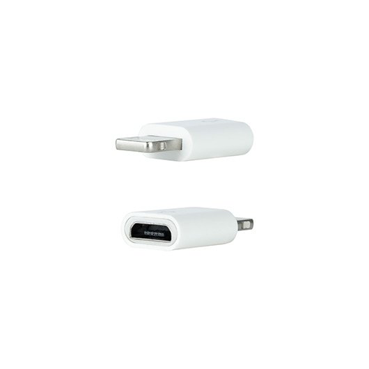 ADAPTADOR LIGHTNING A MICRO USB NANOCABLE BLANCO