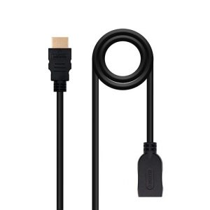 CABLE HDMI 2.0 A HDMI-A NANOCABLE 2M NEGRO