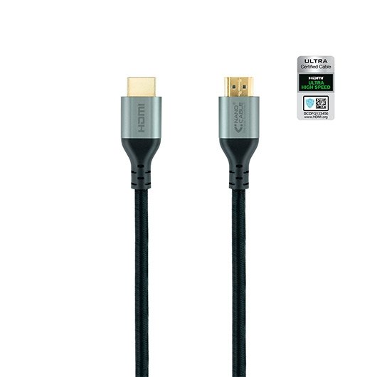 CABLE HDMI 2.1 NANOCABLE ULTRA HIGH SPEED 1M NEGRO - Imagen 2