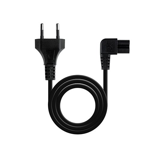 CABLE ALIMENTACIÓN TIPO PHILIP NANOCABLE1.8M NEGRO