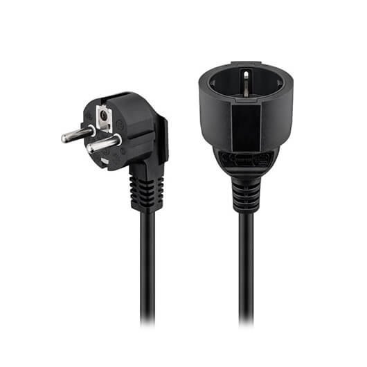 CABLE ALIMENTACION ALARGADOR GOOBAY 3M NEGRO