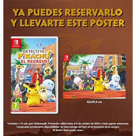 JUEGO NINTENDO SWITCH DETECTIVE PIKACHU:EL REGRESO - Imagen 2