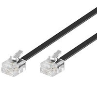 CABLE TELÉFONO GOOBAY RJ11 3M NEGRO