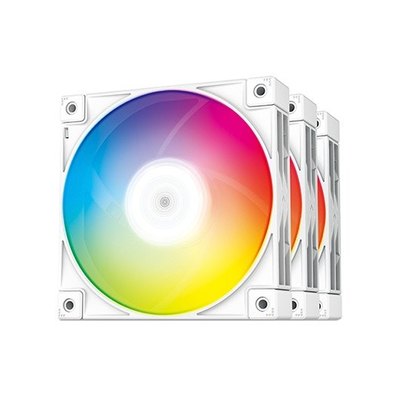 VENTILADOR 120X120 DEEPCOOL FC120 ARGB PACK 3UDS WHITE - Imagen 6