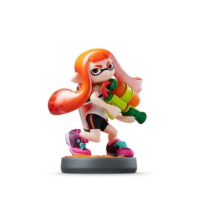 FIGURA NINTENDO AMIIBO SPLATOON INK CHICA NARANJA - Imagen 3