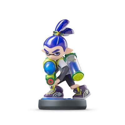 FIGURA NINTENDO AMIIBO SPLATOON INK CHICO AZUL - Imagen 3