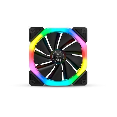 VENTILADOR 120X120 NOX HUMMER D-FAN RGB RAINBOW - Imagen 5