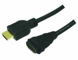 CABLE HDMI-M A HDMI-H EXTENSOR 2M LOGILINK + ETHER - Imagen 3