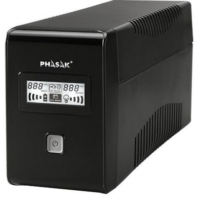SAI/UPS 650VA PHASAK INTERACTIVO AVR 2XSCHUKO PH 9465 - Imagen 4