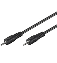CABLE AUDIO VIDEO JACK 3.5-3.5 2.5M AVK 119-250 - Imagen 2