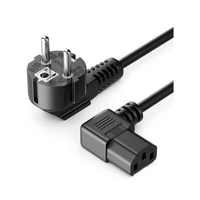 CABLE DE ALIMENTACION CRADIA ANGULADO NEGRO - Imagen 4