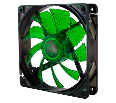 VENTILADOR 120X120 NOX COOLFAN 120 LED VERDE - Imagen 4