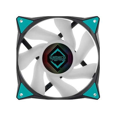 VENTILADOR 120X120 ICEBERG-THERMAL ICEGALE ARGB BLACK - Imagen 4