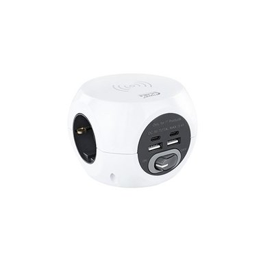 REGLETA 4 TOMAS INTERRUPTOR 1.4M NANOCABLE BLANCO - Imagen 2
