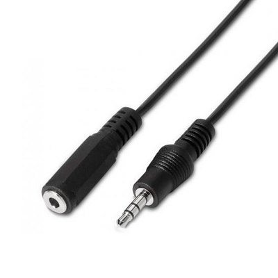 CABLE AUDIO 1XJACK-3.5M A 1XJACK-3.5H 3M AISENS - Imagen 3