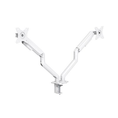 SOPORTE DE MESA TV TOOQ 17-32 2 PANTALLAS BLANCO - Imagen 7