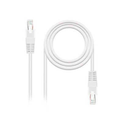 CABLE RED UTP CAT6 RJ45 NANOCABLE 2M BLANCO - Imagen 4