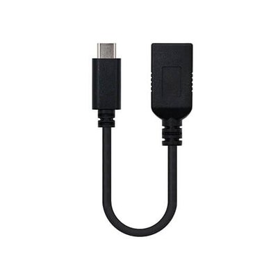 CABLE OTG USB(A) 3.1 A USB(C) 3.1 NANOCABLE 0.15M NEGRO - Imagen 4