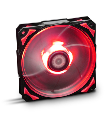 VENTILADOR 120X120 NOX HFAN 120 LED ROJO - Imagen 4