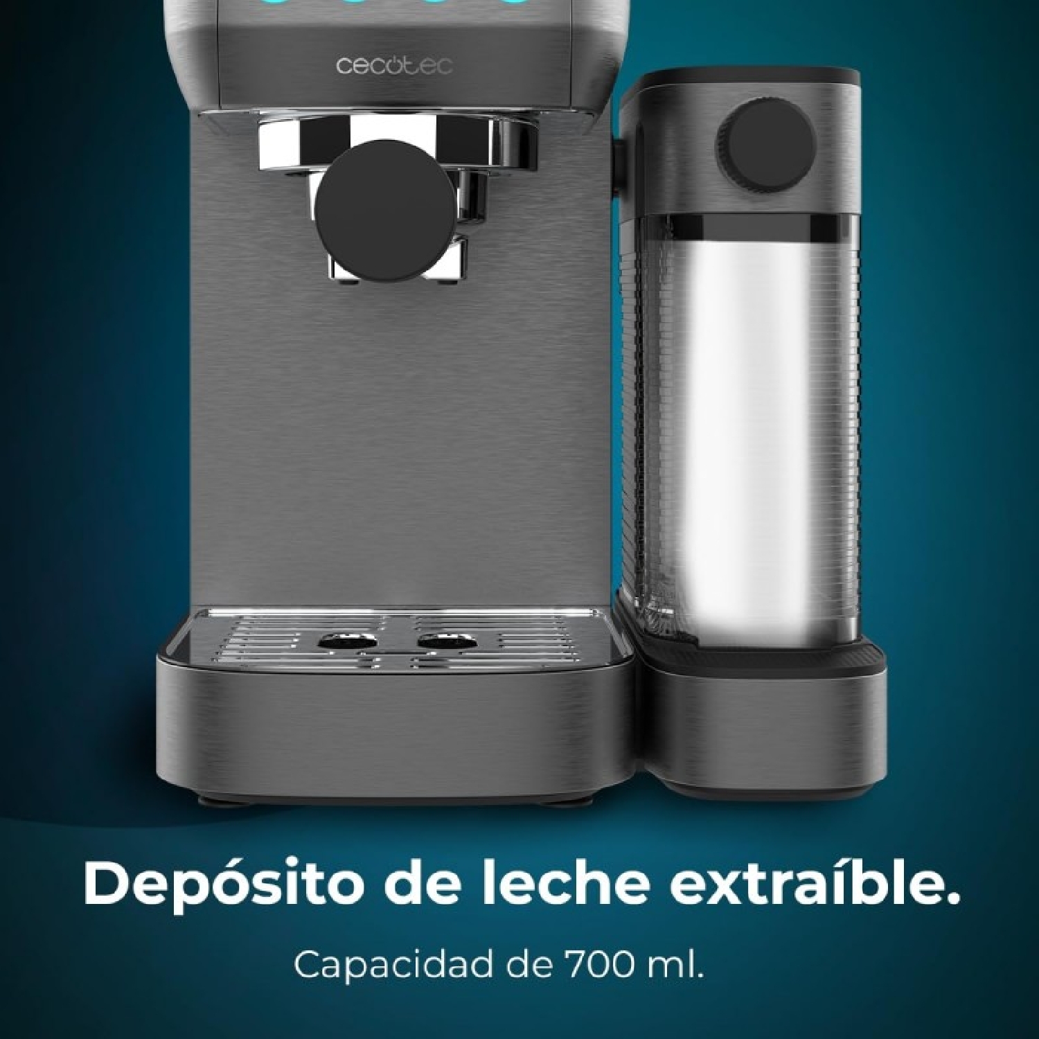 Cafetera semiautomática Power Espresso 20 Steel Pro Latte - Imagen 3