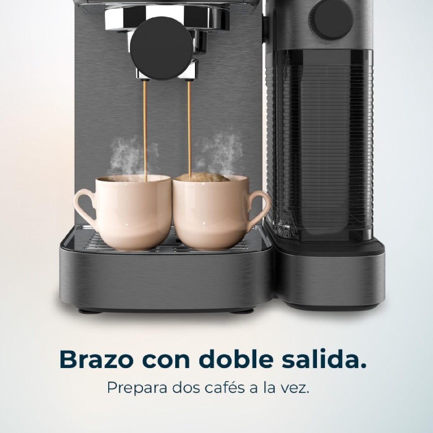 Cafetera semiautomática Power Espresso 20 Steel Pro Latte - Imagen 5