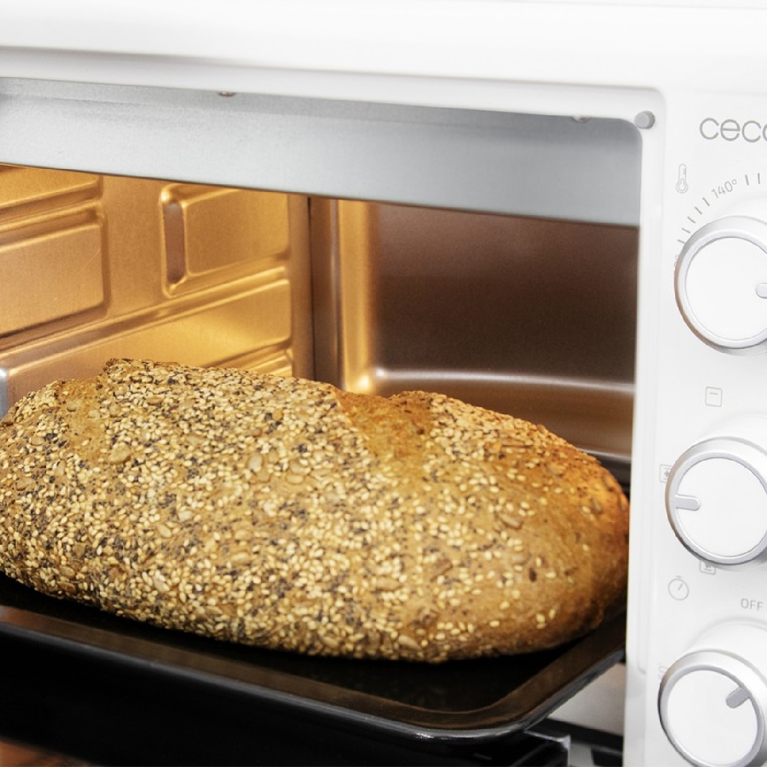 Horno de sobremesa Bake&Toast 2600 White 4Pizza - Imagen 5
