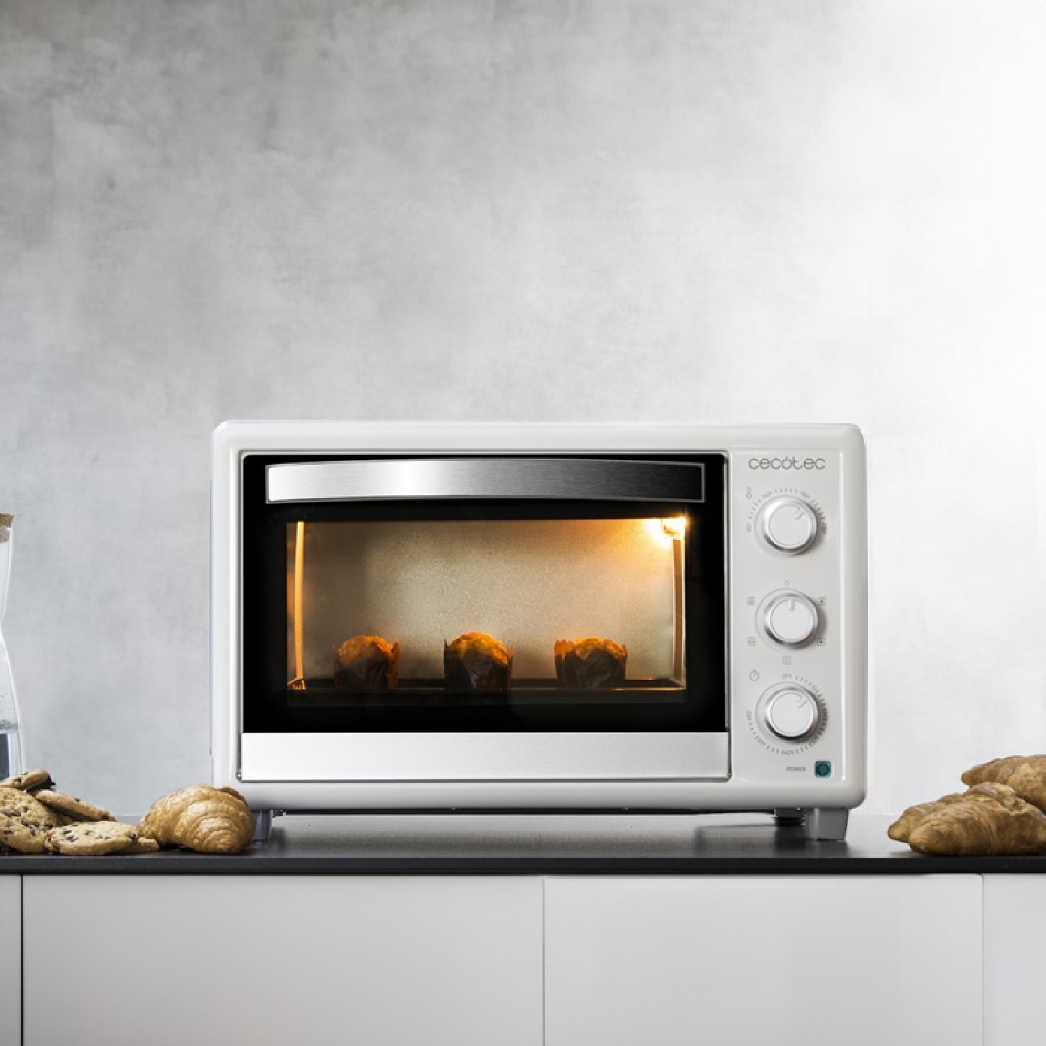 Horno de sobremesa Bake&Toast 3090 White Gyro - Imagen 2