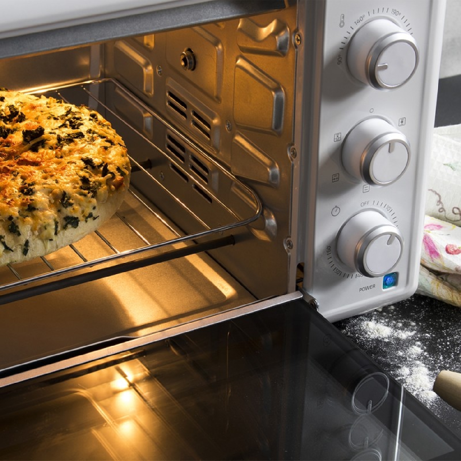 Horno de sobremesa Bake&Toast 3090 White Gyro - Imagen 5