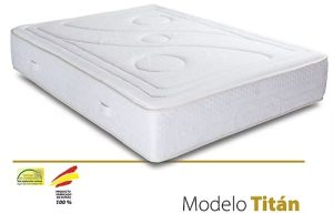 Colchón Titán 34 cm muelles ensacados y viscoelástica